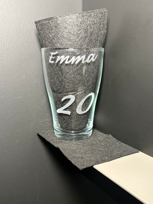 Verre à eau personnalisé – Grand format