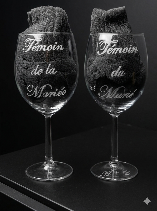 Verre à vin personnalisé – Classique